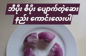 ဘီပိုး စီပိုး ပျောက်တဲ့ဆေးနည်း