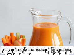 အသားအရေ ကြည်လင်စေမည့် ဖျော်ရည်လုပ်နည်း