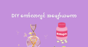 DIY ကော်လာဂျင် အဖျော်ယမကာ